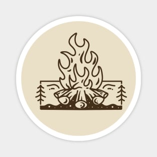 Bonfire Magnet